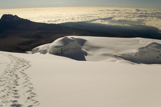 Northern Ice Field Mt Kilimanjaro